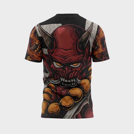 3D Спортна тениска Demon Mask #321 3D Спортна тениска Demon Mask #321
