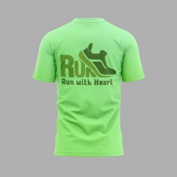Спортна тениска за бягане Run with Heart #377