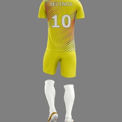 Детски футболен екип Yellow Spark #029