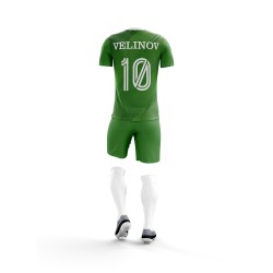 Детски футболен екип Green Flash #044