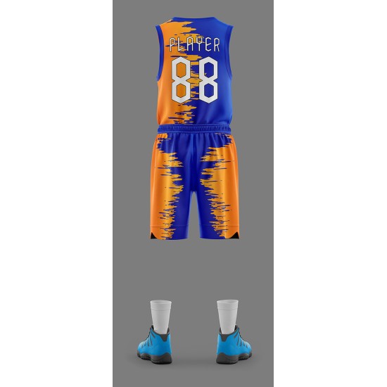 Basketball Kit Orang Blue Magic #102 Basketball Kit Orang Blue Magic #102